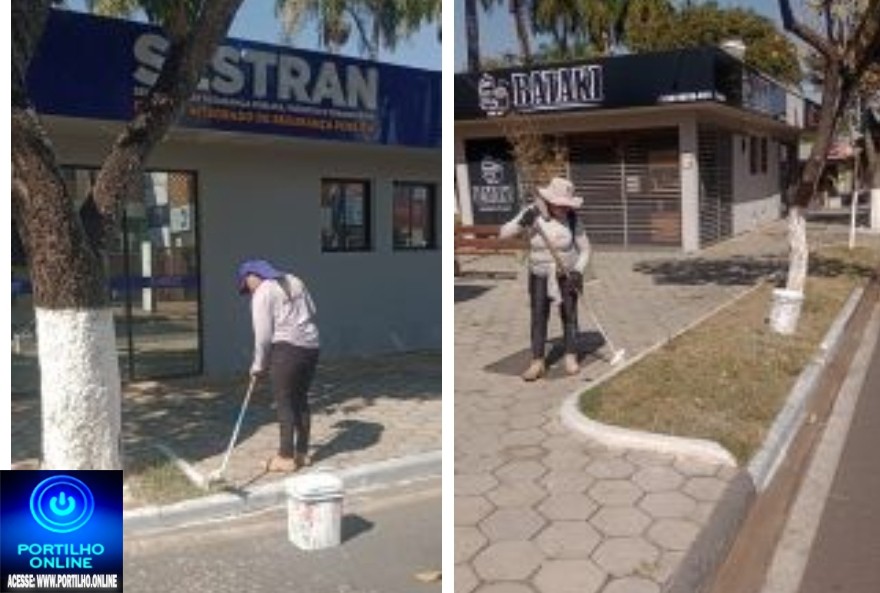 👉🏻🙌🏻🫶🏻👍🏻👏🏻🤙🏻🧹 SEMOP: PINTURA DE MEIO-FIO NA AVENIDA RUI BARBOSA E NO ENTORNO DA PRAÇA SANTA LUZIA