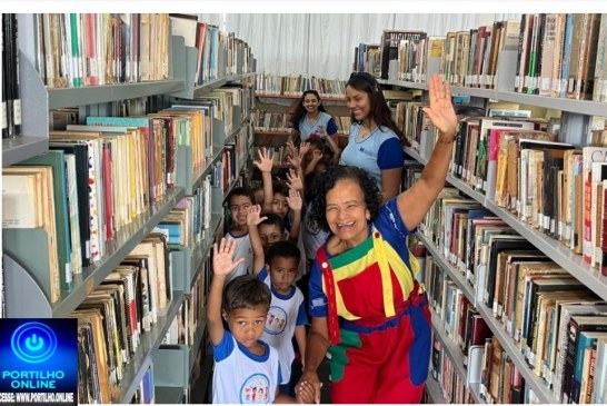 👉🏻🫴🏻🙌🏻👏🏻 Notícias da prefeitura municipal Hora do Conto levou cultura e imaginação às crianças na Biblioteca Municipal