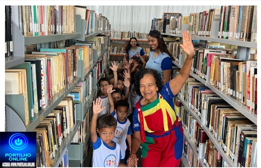 👉🏻🫴🏻🙌🏻👏🏻 Notícias da prefeitura municipal Hora do Conto levou cultura e imaginação às crianças na Biblioteca Municipal