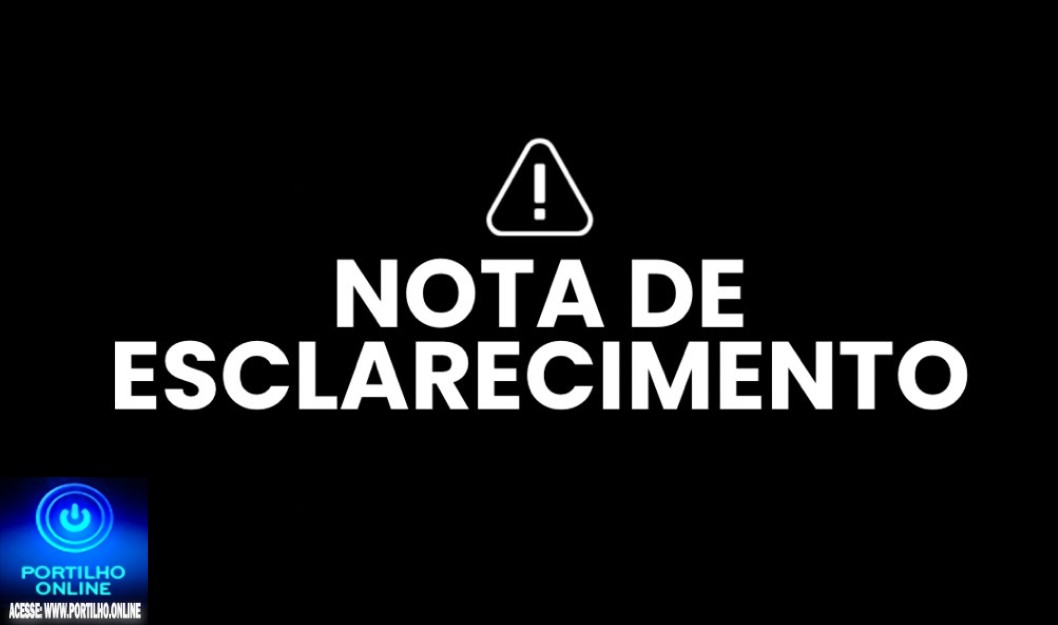 👉🏻😱🤔🫵🏻🗣️🔎🧐🔍🧐NOTA DE ESCLARECIMENTO