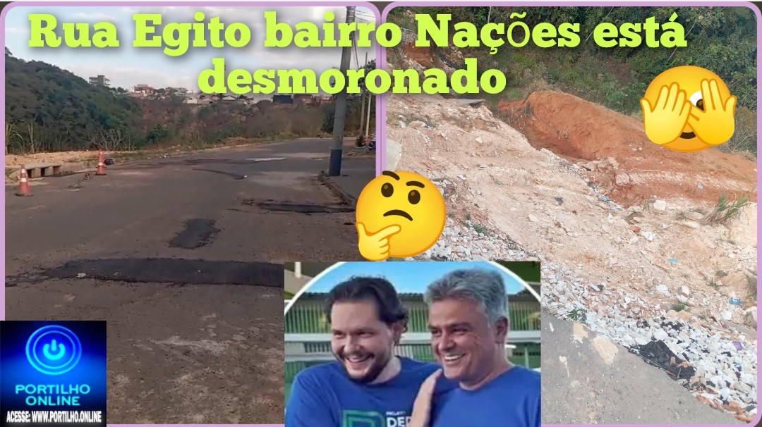 👉🏻🫵🏻😱🫣👎🏻🤔🗣️🚧🛑Portilho a Rua Egito- Bairro Nações continua desmoronando🚧…