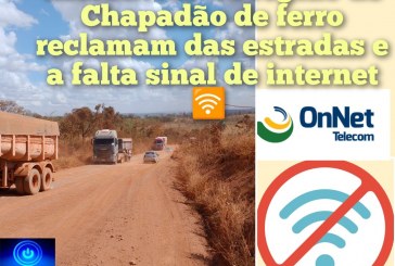👉🏻🚧🛜😤🫵🏻🚨📲Chapadão de Ferro está sem internet 🛜  e sem melhorias. Bom dia Portilho