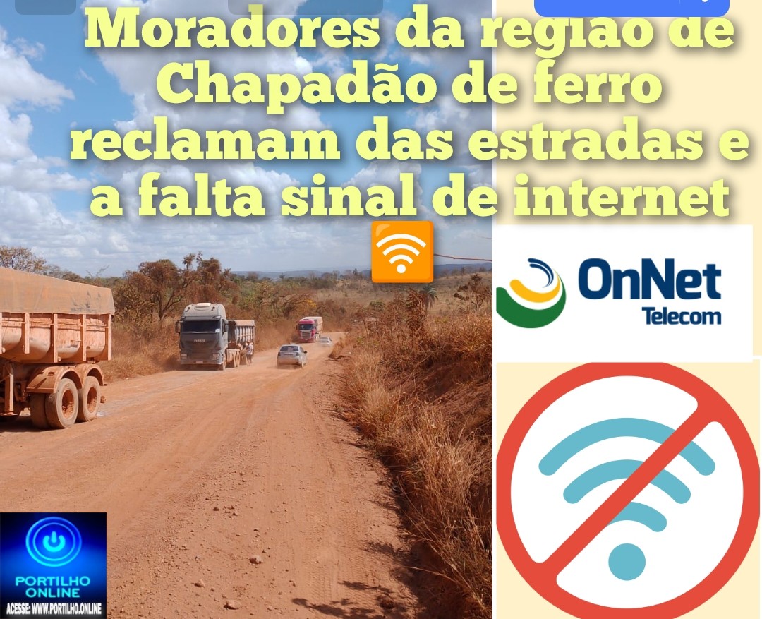 👉🏻🚧🛜😤🫵🏻🚨📲Chapadão de Ferro está sem internet 🛜 e sem melhorias. Bom dia Portilho