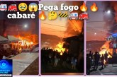👉🥹😱🚧🔥🚑🚒🥹😱Pega fogo no cabaré! Barracas da Romaria são destruídas por incêndio na madrugada