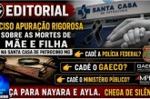 👉🏻🚨🗞️⚖️🫵🏻🤔🗣️🩺🧬Editorial- do duplo luto — É preciso apuração rigorosa sobre as mortes de mãe e filha
