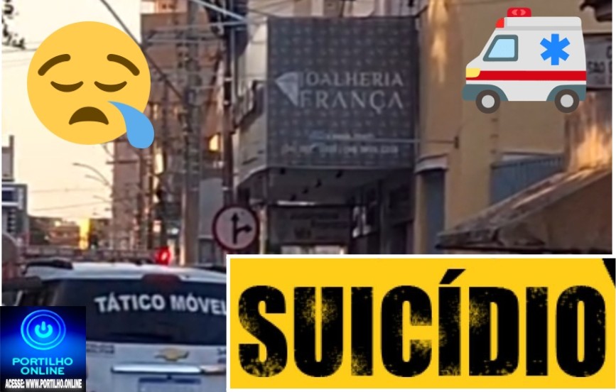 🚨🔬😱🚔⚰ Suicídio 😥🧐🤔🕯🚒🚑 AUTOEXTERMINIO !!! Aconteceu agora na casa da Joalheria