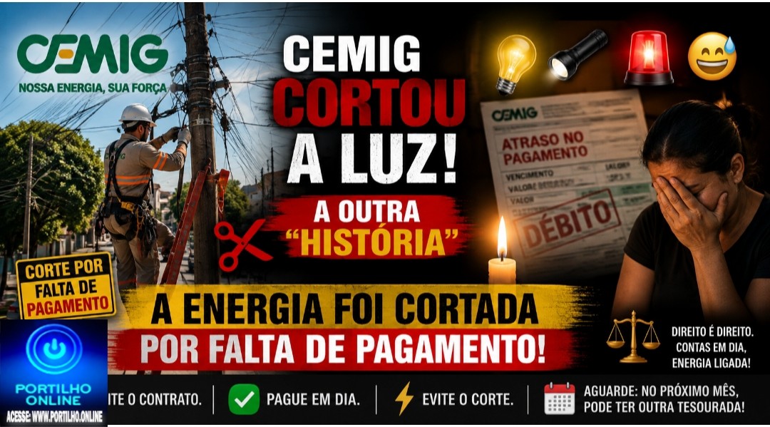 👉🏻✂🕯 Cemig cortou 💡🔦😱🚨😅💸⚖A outra ” história”!💡🕯🔦A energia foi cortada por falta de pagamento