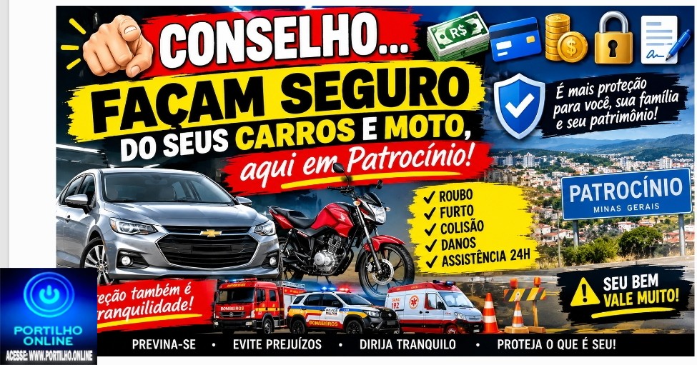 👉🏻🫵🏻💸💳💰🔐🔏Conselho… Façam seguro do seus carros e moto, aqui em Patrocinio🚒🚔🚨🚧🚑💸