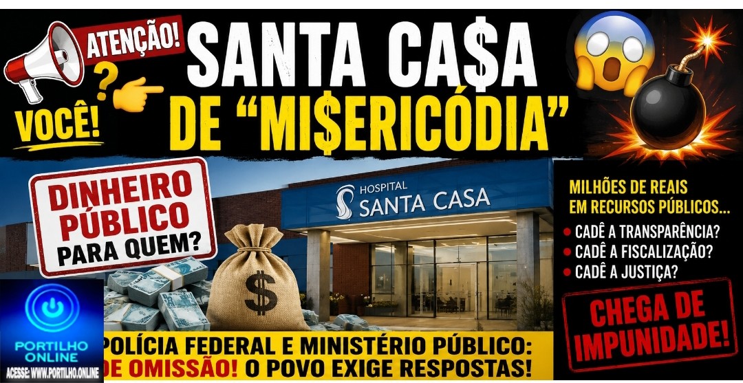 📢?🫵👉$anta Ca$a de ” mi$ericódia” 😱💣⁉ 🚨🩺🩻🩸💊🧬Começa uma “LIMPA” gigante para fiscalizar a dinheirama de recursos públicos recebidos