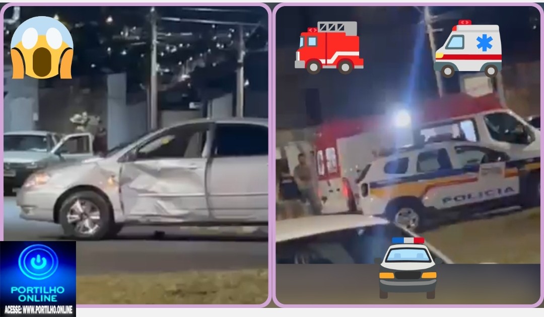 👉🏻🚧👎🏻🚨🚑🚒🚓🛑🚔Portilho, mais um acidente envolvendo motociclista na famosa esquina da mercearia do Ouro Preto