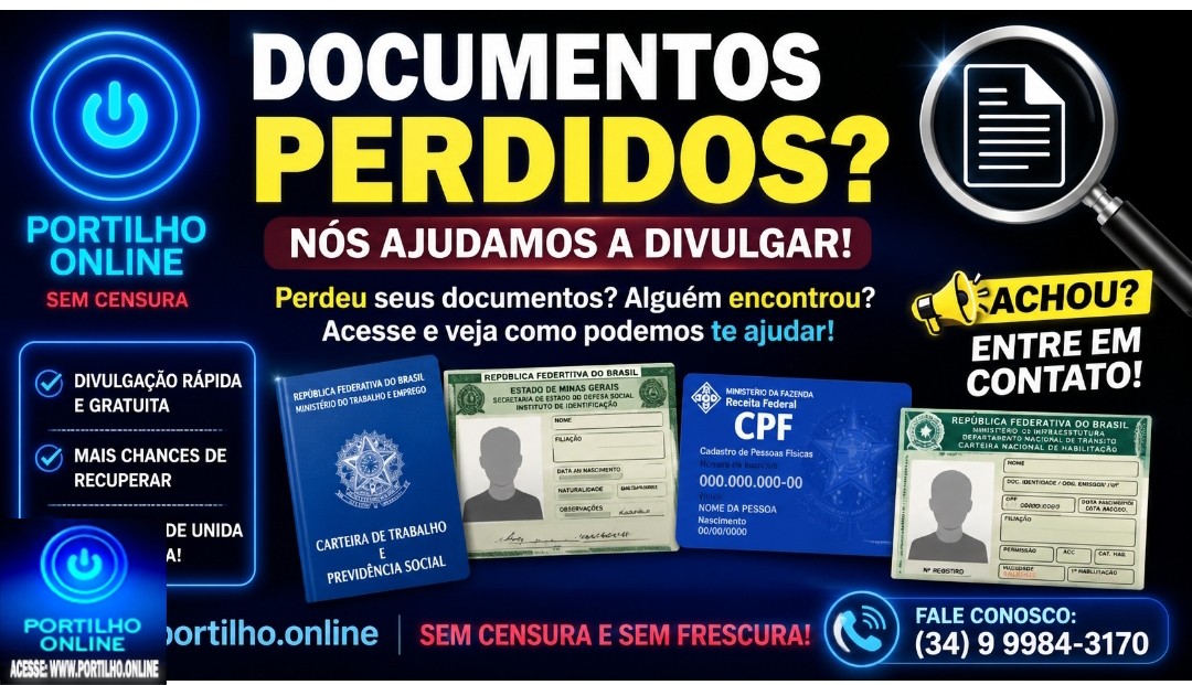 👉😱🔎🕵👀🤔😱🫵🏻DOCUMENTOS PERDIDOS: Otávio Henrique Dias Coelho.