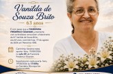 👉 LUTO 😱😭😪⚰🕯😪 NOTA DE FALECIMENTO. FUNERÁRIA FREDERICO OZANAM INFORMA….👉🏻😱😥😓Faleceu em Patrocínio- a Sra:  Vanilda de Souza Brito  63 anos