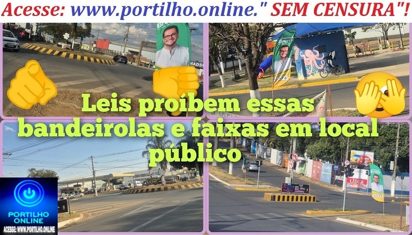 👉🏻🫵🏻🚔 Está proibido 👀😱🚨👍🏻👏🏻👏🏻👏🏻Placas de propagandas políticas e outras atividades serão retirados dos canteiros em vias publica.