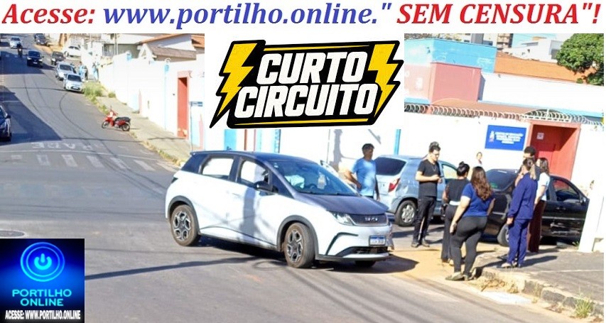 👉🏻🗣🚧🚨🫣😱🤔🚔🚑🚒Deu 🫨 choque no chicote 🔌 0 primeiro carro elétrico se envolve numa ” tripla batida”. Acidente em Patrocinio.” Tudo normal”!