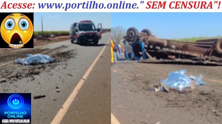 👉📢🚨⚰🕯🚑🚒🚔Adolescente de 14 anos morre após caminhão de gado capotar na LMG-733, entre Frutal e Pirajuba