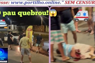 👉🏻🚑🚓🚔😱O pau quebrou!🚑🚒🚧🫵🏻🚓🚔Portilho, o valentão atropelou e fugiu.