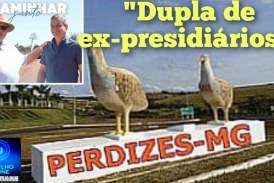 👉🏻🚨👎🏻🚔🥂🍻Cidade de Perdizes: agora prefeito e vice ex-presidiarios. Vergonha 🫣 