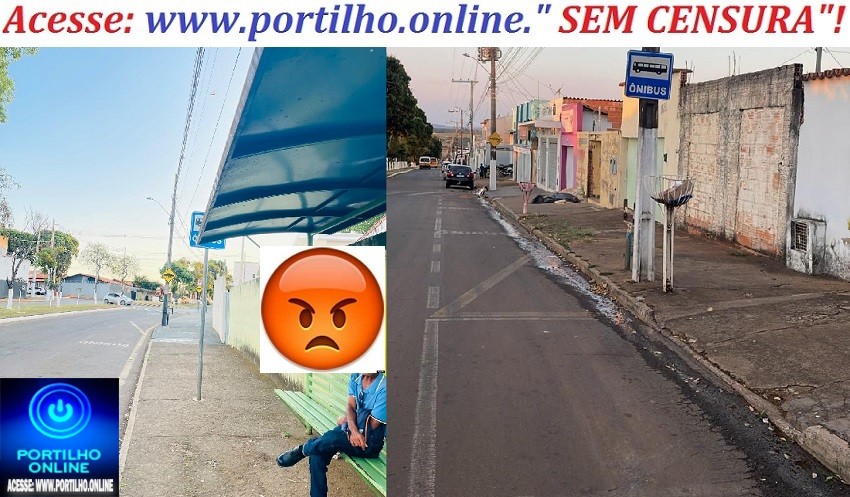 👉😱😡👊👎🚧🤔Usuários do transporte coletivo reclamam da retiradas dos potnos de coletivos na Avenida.