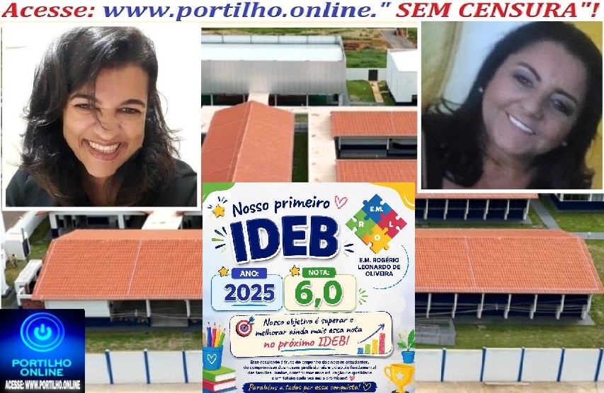 👉📢👏🤙✍👍🤝🙌🙏🥇🏆E.M. Rogério Leonardo de Oliveira celebra conquista histórica no primeiro IDEB com nota 6,0