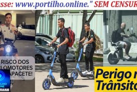 👉🚧🛑🚦🚔🤔😱🧐🗣🚑PERIGO!!!🚨 ALERTA EM PATROCÍNIO: MENORES EM CICLOMOTORES, PATINETES E MOTINHAS ELÉTRICAS NA CONTRAMÃO COLOCAM VIDAS EM RISCO