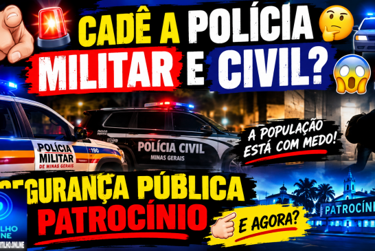 👉🏻😱🚨🚔 CADÊ A POLÍCIA? A POPULAÇÃO ESTÁ COM MEDO! 😡😤  🫵 INSEGURANÇA PÚBLICA ASSUSTA PATROCÍNIO!  ATÉ QUANDO