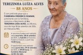👉 LUTO 😱😭😪⚰🕯😪 NOTA DE FALECIMENTO. FUNERÁRIA FREDERICO OZANAM INFORMA….👉🏻😱😥😓Faleceu em Patrocínio- a Srª:  TEREZINHA LUÍZA ALVES  88 ANOS