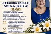 👉 LUTO 😱😭😪⚰🕯😪 NOTA DE FALECIMENTO. FUNERÁRIA FREDERICO OZANAM INFORMA….👉🏻😱😥😓Faleceu em Patrocínio- a Srª: GERTRUDES MARIA DE SOUZA.(BIZUCA)  82 ANOS