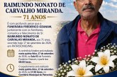👉 LUTO 😱😭😪⚰🕯😪 NOTA DE FALECIMENTO… FUNERÁRIA FREDERICO OZANAM INFORMA….👉🏻😱😥😓Faleceu em Patrocinio- o Sr:  RAIMUNDO NONATO DE CARVALHO MIRANDA.  71 ANOS
