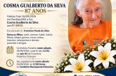 👉 LUTO 😱😭😪⚰🕯😪 NOTA DE FALECIMENTO. FUNERÁRIA FREDERICO OZANAM INFORMA….👉🏻😱😥😓Faleceu em Patrocínio- a Srª:  COSMA GUALBERTO DA SILVA, 87 ANOS
