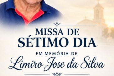 👉📢⛪🕍💒MISSA DE 7 (sétimo)👉🙌😪⚰🕯🙏 A família do Sr. Limiro José da Silva, agradece e comunica a realização da Missa de Sétimo dia