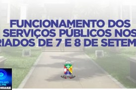 👉🏻🚧🫵🏻😱🤔👀😏Feriadosss.Funcionamento dos serviços públicos durante os feriados de 7 e 8 de setembro