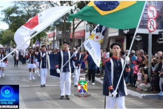 👉🏻🙌🏻👍🏻 Notícias 🗞️ da PMP👏🏻👀🎺🪘🥁Desfile Cívico Estudantil de 7 de Setembro reúne cerca de 2.500 participantes em Patrocínio