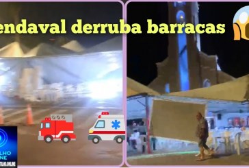 👉🏻🎉🚨🚑🚔😱🌧️🌩️💨⚡🚧 VENDAVAL DERRUBA BARRACAS SOBRE PESSOAS NA PRAÇA DA MATRIZ, EM PATROCÍNIO