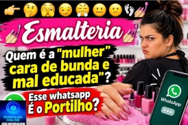 👉🏻🤔🫣😏😤🫤😕👣💅🏻Esmalteria💅🏻💅🏻💅🏻. Quem é a ” mulher” cara de bunda e mal educada? Esse whatsapp É o Portilho?