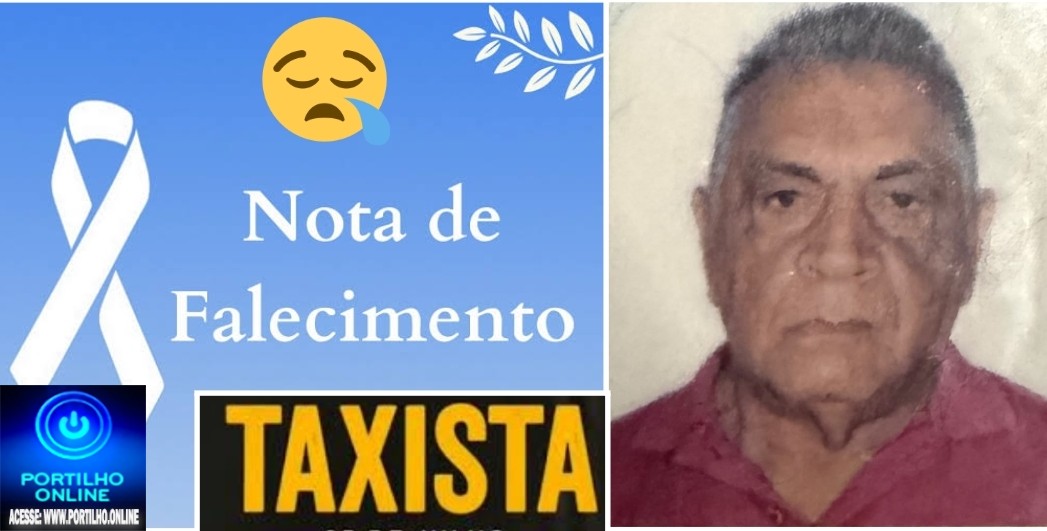 👉 LUTO 😱😭😪⚰🕯😪 NOTA DE FALECIMENTO… FUNERÁRIA FREDERICO OZANAM INFORMA….👉🏻😱😥😓Faleceu em Patrocínio- o Sr: Jorge dos Reis ( Jorge taxista, 72 anos)