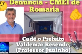  👉🏻🗣️😱🫵🏻🩺🩻🚑🤔Boa noite Portilho…Gostaria de denunciar uma situação ocorrida no CEMEI da cidade de Romaria