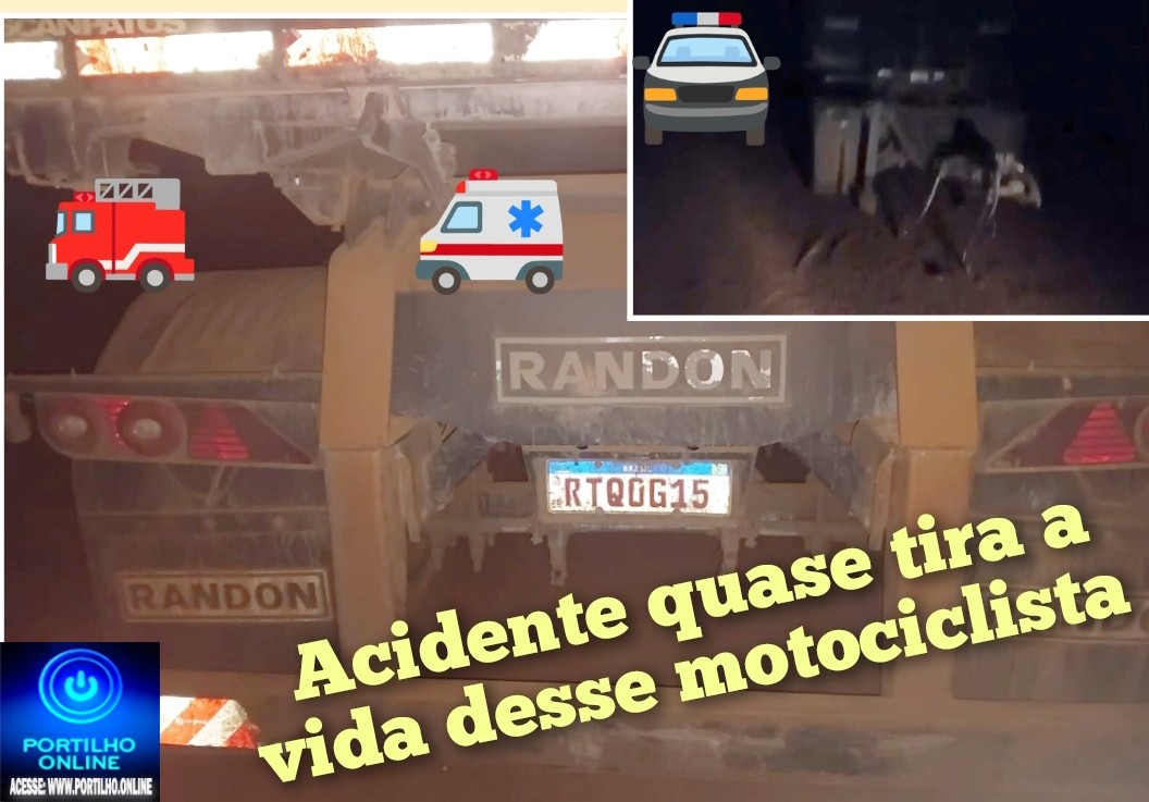 👉🏻🚨🚑😱🛣️🚔🚒 CARRETEIRO ABANDONA CARRETA BITREM SEM SINALIZAÇÃO E MOTOCICLISTA FICA FERIDO EM GRAVE ACIDENTE! ⚠️🏍️