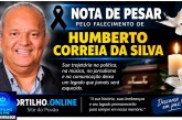 👉🏻😪🕯🕯️😪 Atualizando ⚰🕊 NOTA DE PESAR PELO FALECIMENTO DE HUMBERTO CORREIA DA SILVA
