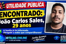 👉🚨🚓😱🚑🚒🫵🏻👍🏻👏🏻🙌🏻FOI ENCONTRADO  !! 👉🚨🚔🚓😱⚰🕯João Carlos Sales, 29 anos