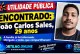 👉🚨🚓😱🚑🚒🫵🏻👍🏻👏🏻🙌🏻FOI ENCONTRADO  !! 👉🚨🚔🚓😱⚰🕯João Carlos Sales, 29 anos