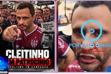👉🏻🚧👀🗣️🫣🤔🗣️🗣️🗣️Cleitinho chegou a Patrocínio em plena campanha para o Governo de Minas, vestiu a camisa do CAP