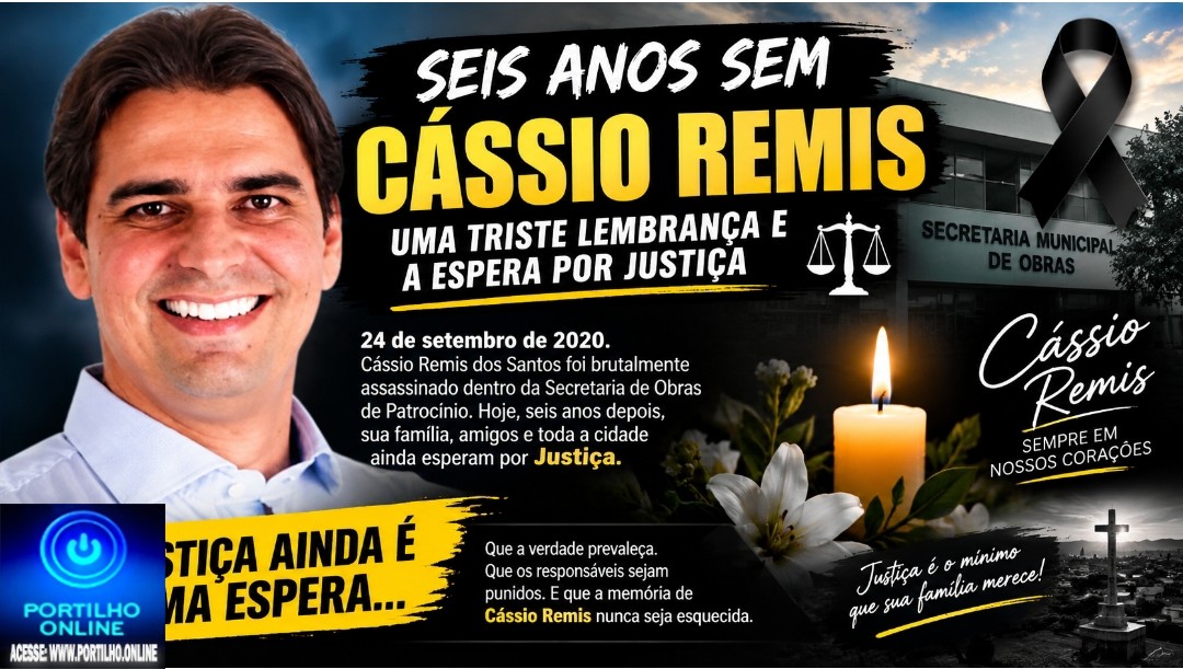 👉😞🖤 😢😞🕯⚰SEIS ANOS SEM CÁSSIO REMIS: UMA TRISTE LEMBRANÇA E A ESPERA POR JUSTIÇA ⚖