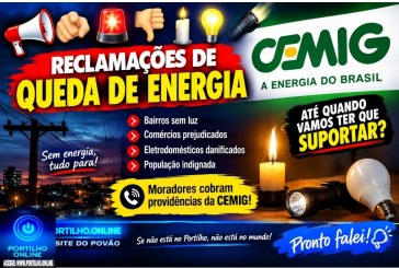 🫵Boa noite Portilho, peço que abre uma reclamação sobre a Cemig