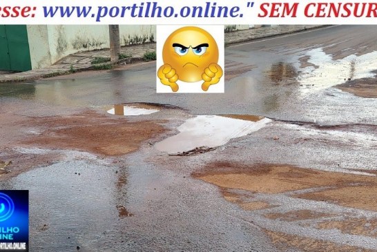 👉🏻👎🏻⛳ 🕳️ 👎🏻 🚧 😤 🗣️ Portilho Vai para 3 semanas essa falta de sensibilidade da administração municipal
