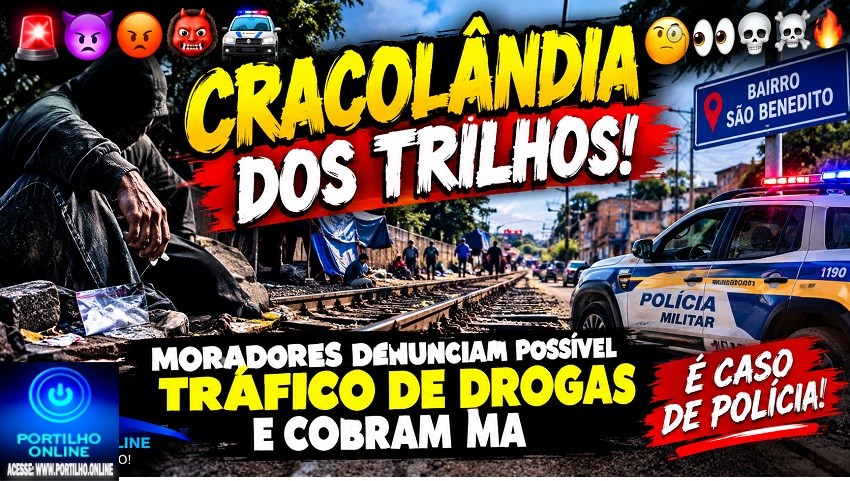 👉⁉️🤔⚖️🚒🚨👿😡👹🚔 CRACOLÂNDIA DOS TRILHOS! 🧐👀☠️💀🔥