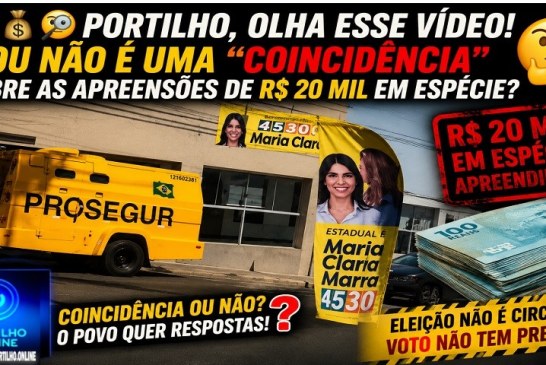 👉😱⁉🔎🚔⚖💰🔍😳💵💸😂🚨💰🧐 PORTILHO, OLHA ESSE VÍDEO! É OU NÃO É UMA “COINCIDÊNCIA” SOBRE AS APREENSÕES DE R$ 20 MIL EM ESPÉCIE?💸💸