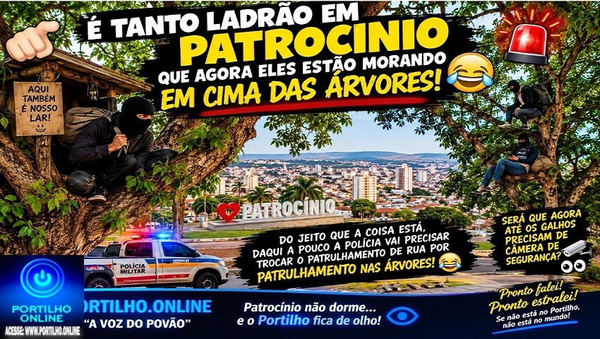 👉🏻🚓😱🚨🚔☠️💀👽😈👺👹A insegurança publica tá tão descontrolada que os ladrões estão de ” tocaia “nas árvores da praça da matriz