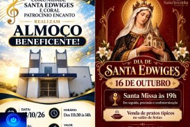 👉👏🙌🙏🍽🍴ALMOÇO BENEFICENTE!!! Dia 18/10/26 em prol DA COMUNIDADE SANTA EDWIGES🎉🎇Bairro  Cruzeiro da Serra, na subida do Cristo.