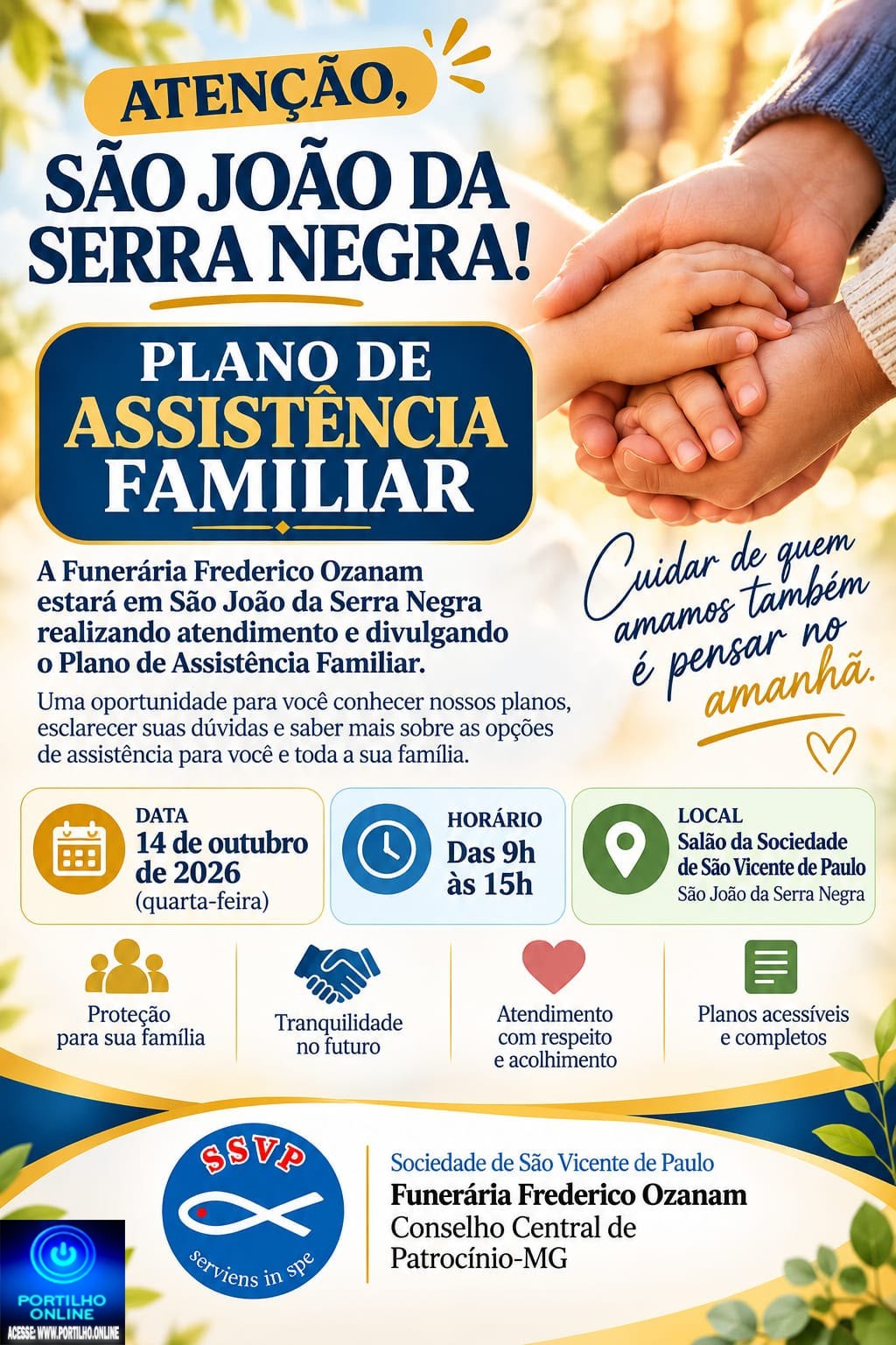 🚨📢 ATENÇÃO, SÃO JOÃO DA SERRA NEGRA! 📢🚨  👉 FREDERICO OZANAM INFORMA