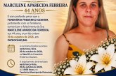 👉 LUTO- Vítima de acidente moto elétrica 💡 🔌 😱😭😪⚰🕯😪 NOTA DE FALECIMENTO. FUNERÁRIA FREDERICO OZANAM INFORMA….👉🏻😱😥😓Faleceu em Patrocínio- a Srª: MARCILENE APARECIDA FERREIRA 44 ANOS